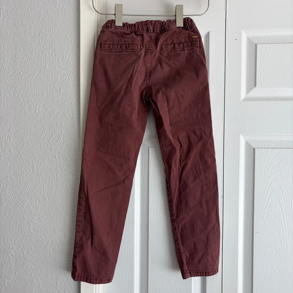 Zara Kids size 9 Burgundy Slim Chino Pants